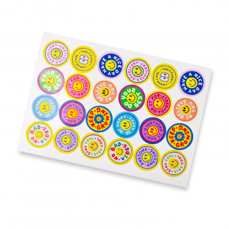 Sticker Sheet 44mm Circle Gloss